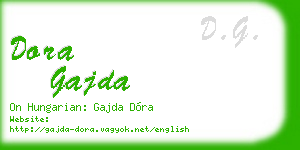 dora gajda business card