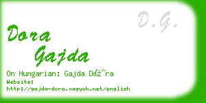 dora gajda business card